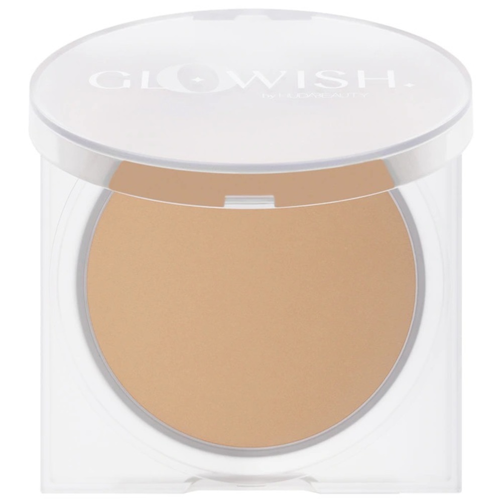 🆕 Huda Beauty GloWish Lightweight Blurring Pressed Powder 02 Fair Light